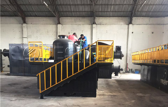 Beston Continuous Tyre Pyrolysis Plant In South Africa