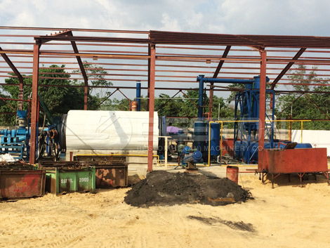 tire recycling plant