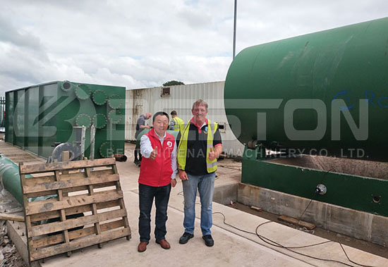 Tyre Recycling Plant in the UK