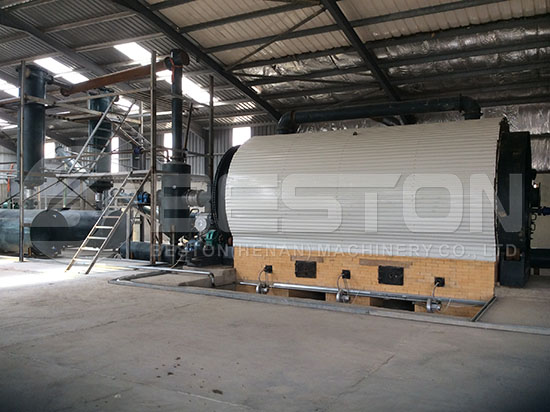 Tyre Pyrolysis Plant in Jordan