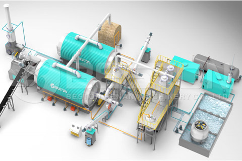 Waste Tyre Pyrolysis Plant