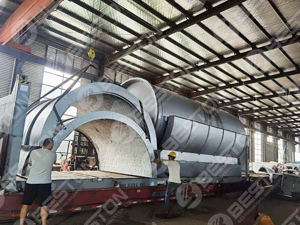 BST-J40 Biomass Pyrolysis Plant to Spain