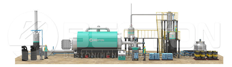 Affordable Tyre Pyrolysis Plant Cost from Beston Group