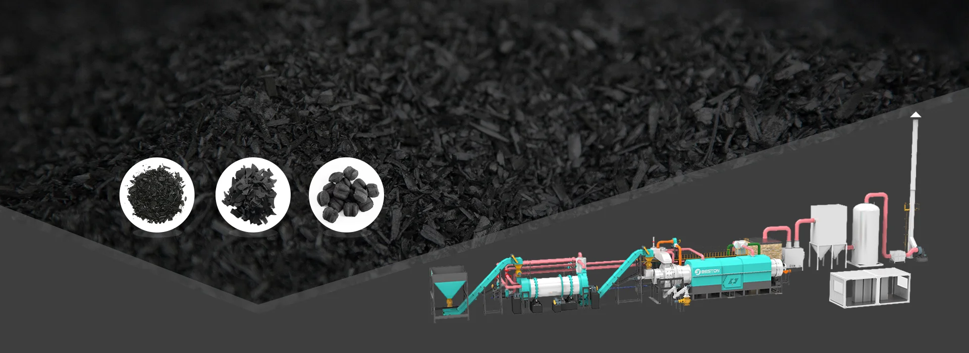 Biochar Pyrolysis Equipment banner